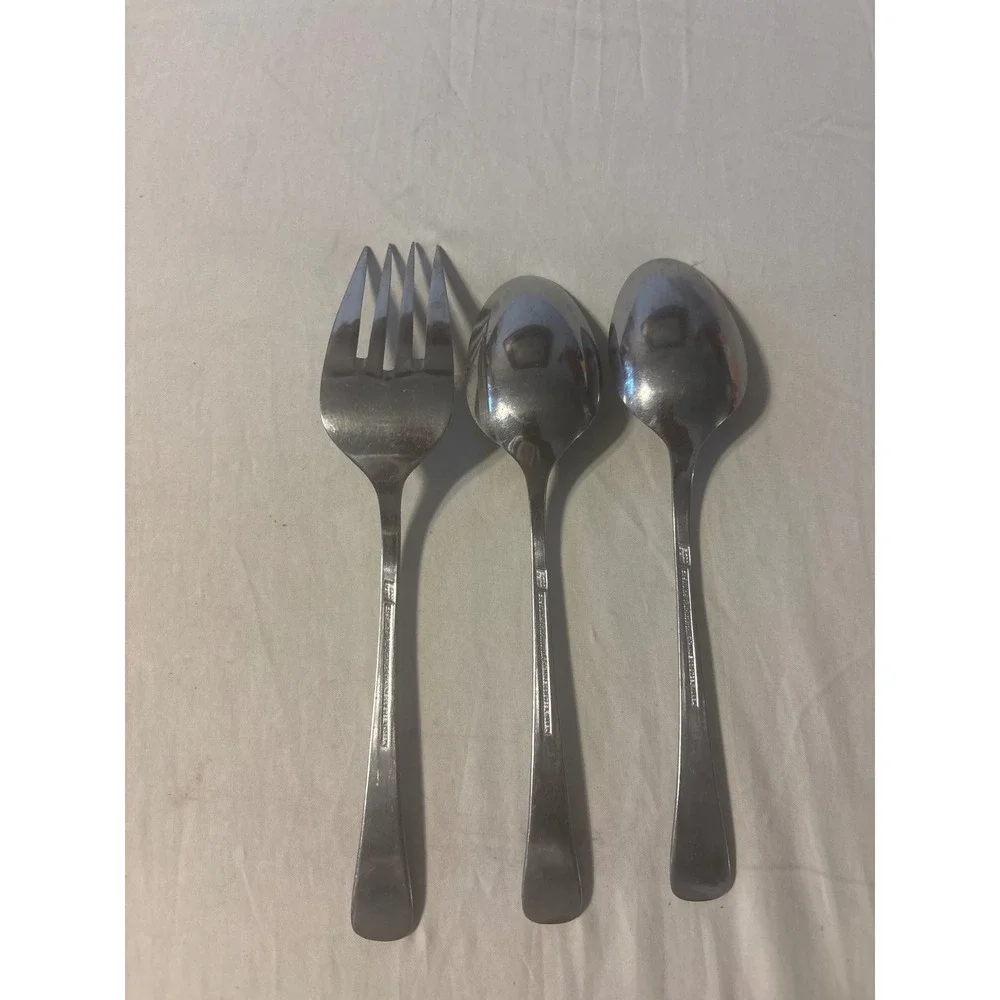 Ekco Eterna Flatware Set 3pc  Good Colonial Richmond Stainless‎ Steel Korea